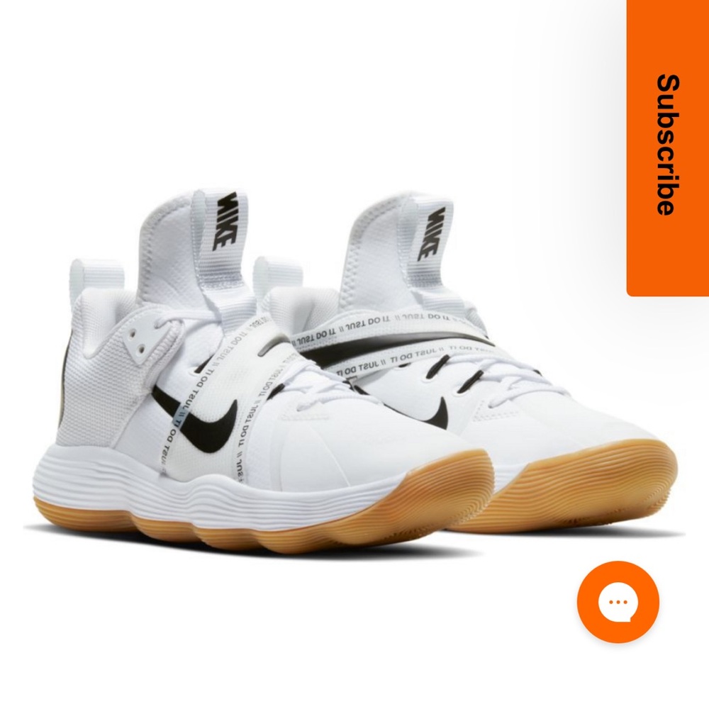 Nike White Black Gum Athletic Shoes